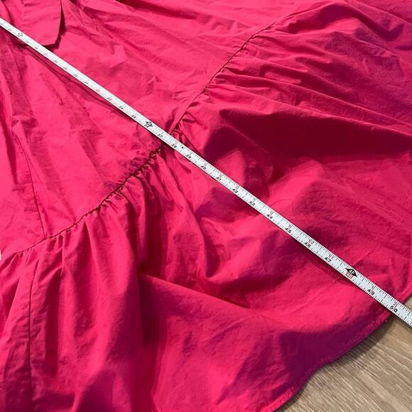 Elliatt Lilith Bardot Neck Off Shoulder Cotton Midi Dress in Fuschia, size S - Picture 6 of 8